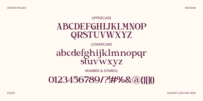Vekota Realies Font Poster 8