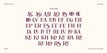 Vekota Realies Font Poster 9
