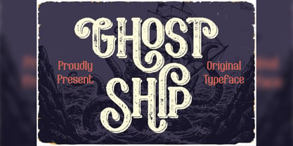 Ghost Ship Font Poster 1
