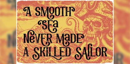 Ghost Ship Font Poster 2