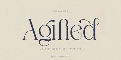 Agifted Font Poster 1