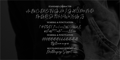 Outlined Font Poster 10