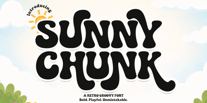 Sunny Chunk Font Poster 1
