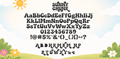 Sunny Chunk Font Poster 6