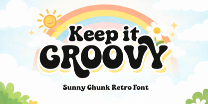 Sunny Chunk Font Poster 2
