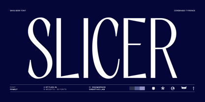 RCL Slicer Font Poster 1