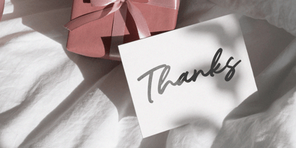 Silent Autograph Font Poster 7