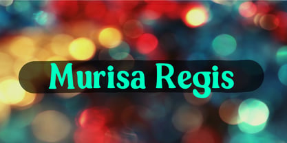 Murisa Regis Font Poster 1