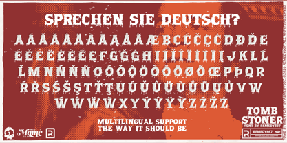 Tomb Stoner 667 Font Poster 4