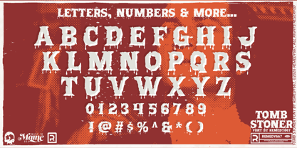Tomb Stoner 667 Font Poster 6