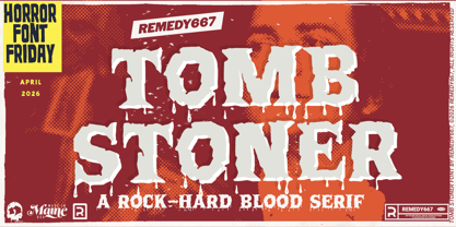 Tomb Stoner 667 Font Poster 1