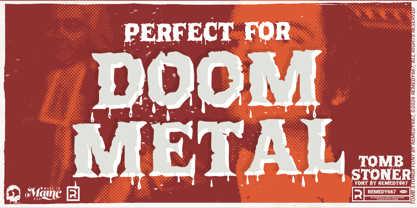 Tomb Stoner 667 Font Poster 2