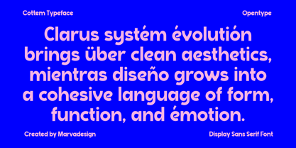 Cottem Font Poster 10