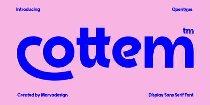 Cottem Font Poster 1