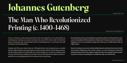 Magerist Font Poster 13