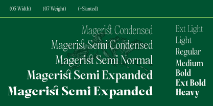 Magerist Font Poster 15