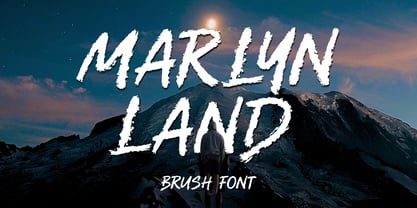 Marlyn land Font Poster 1