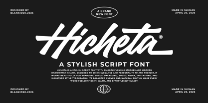 Hicheta Font Poster 1