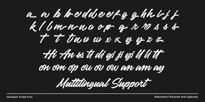 Hicheta Font Poster 11