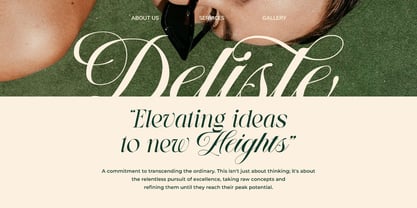 The Heistha Editorial Font Duo Font Poster 9
