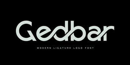 Gedbar Font Poster 1