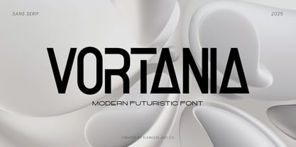 Vortania Font Poster 1