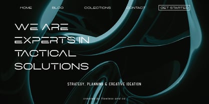 Vortania Font Poster 2