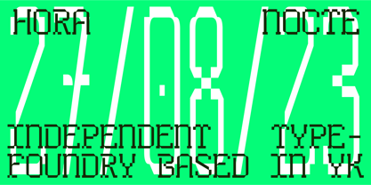 HN Rowka Mono Font Poster 14