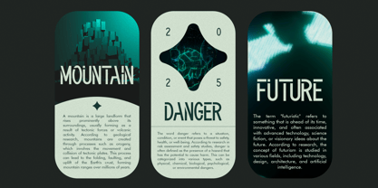 Astratura Font Poster 3