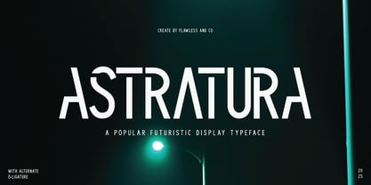 Astratura Font Poster 1