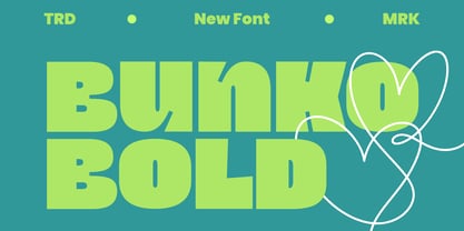 Bunko Font Poster 1