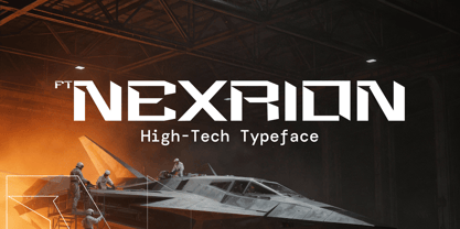 FT Nexrion Font Poster 1