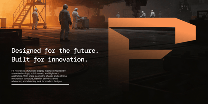 FT Nexrion Font Poster 2