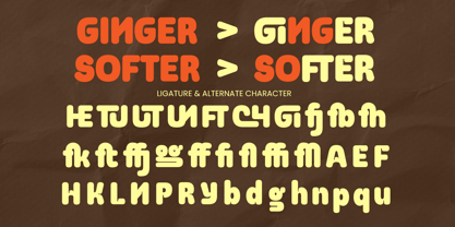 Bigger Chuby Font Poster 8