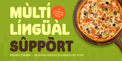 Bigger Chuby Font Poster 12