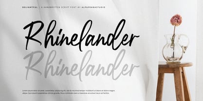 Delightfully Font Poster 7