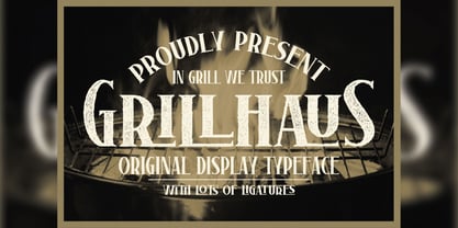 Grillhaus Font Poster 1