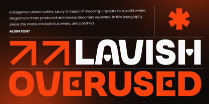 Align Font Poster 3