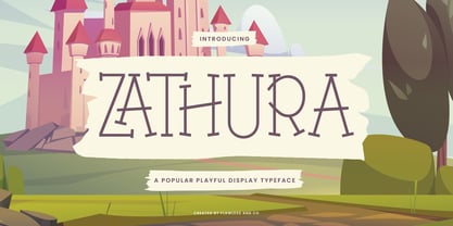 Zathura Font Poster 1