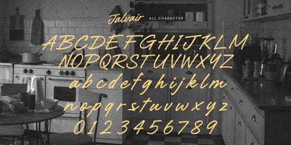 Jalvair Font Poster 11