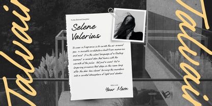 Jalvair Font Poster 3