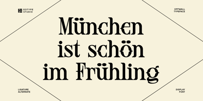 Offwall Font Poster 9