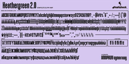 Heathergreen 2.0 Font Poster 2