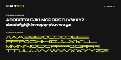 Quantex Font Poster 8