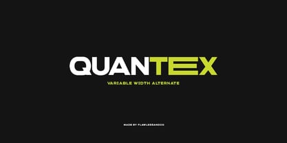 Quantex Font Poster 1