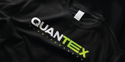 Quantex Font Poster 6
