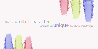 ZFpastel Font Poster 3