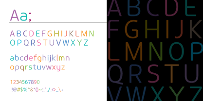 ZFpastel Font Poster 6