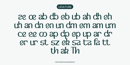 Saramorea Font Poster 9