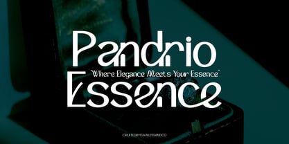 Saramorea Font Poster 3